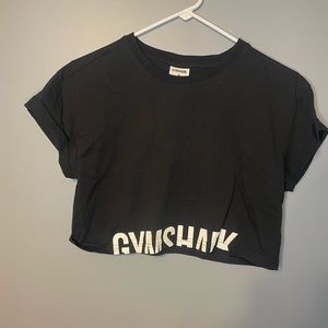 Cropped Gymshark Black T shirt